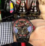AAA Replica Roger Dubuis Excalibur Double Tourbillon skeleton Watch